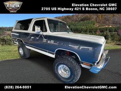 1987 Dodge Ram Charger Custom