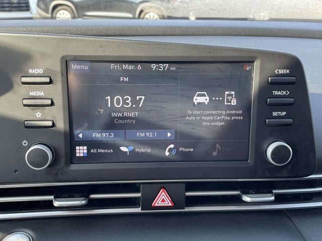 2023 Hyundai Elantra Hybrid Blue