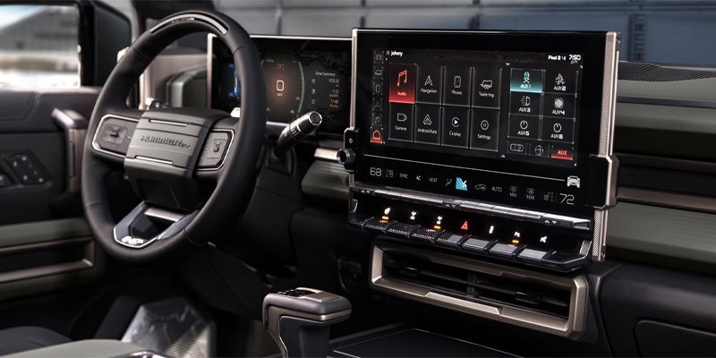 2025 GMC HUMMER EV SUV dashboard