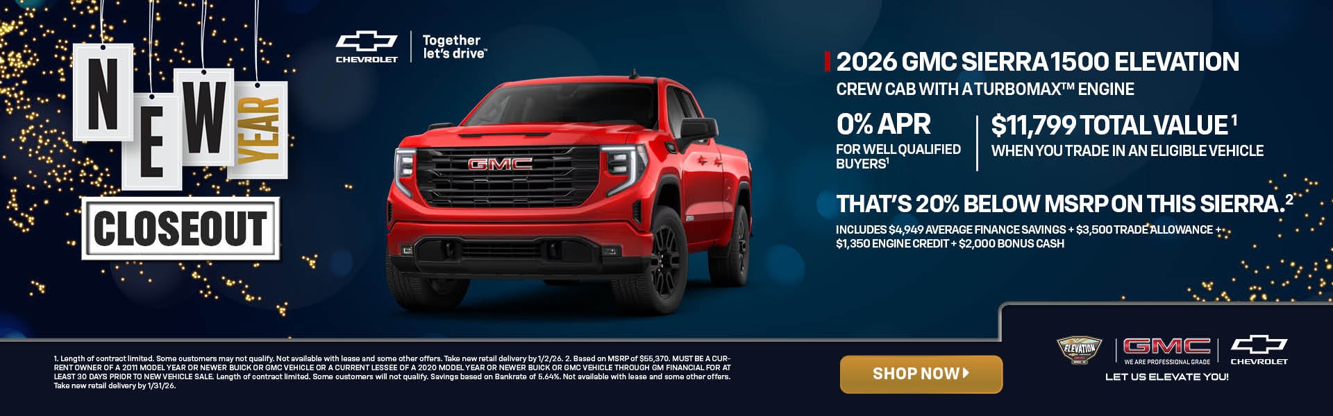 2026 GMC Sierra 1500 Elevation