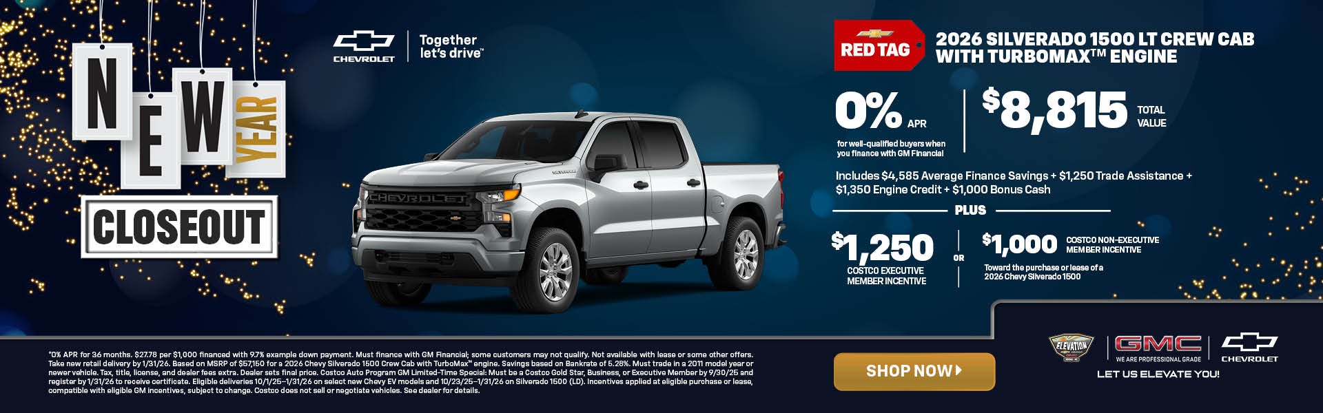 2026 Silverado 1500 LT Crew Cab with Turbomax Engine