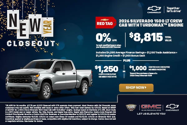 2026 Silverado 1500 LT Crew Cab with Turbomax Engine