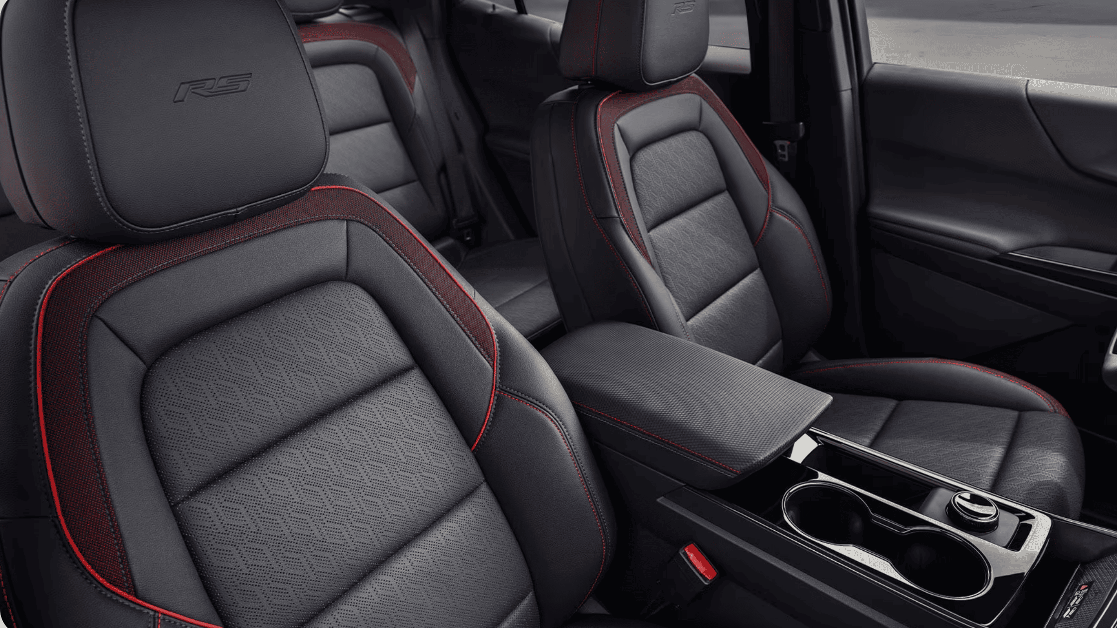 Interior dashboard of the 2026 Chevrolet Equinox featuring digital display, touchscreen infotainment system, and spacious cabin layout.